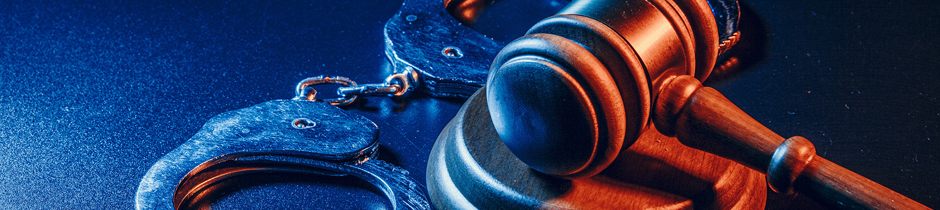 Handcuffs and Gavel